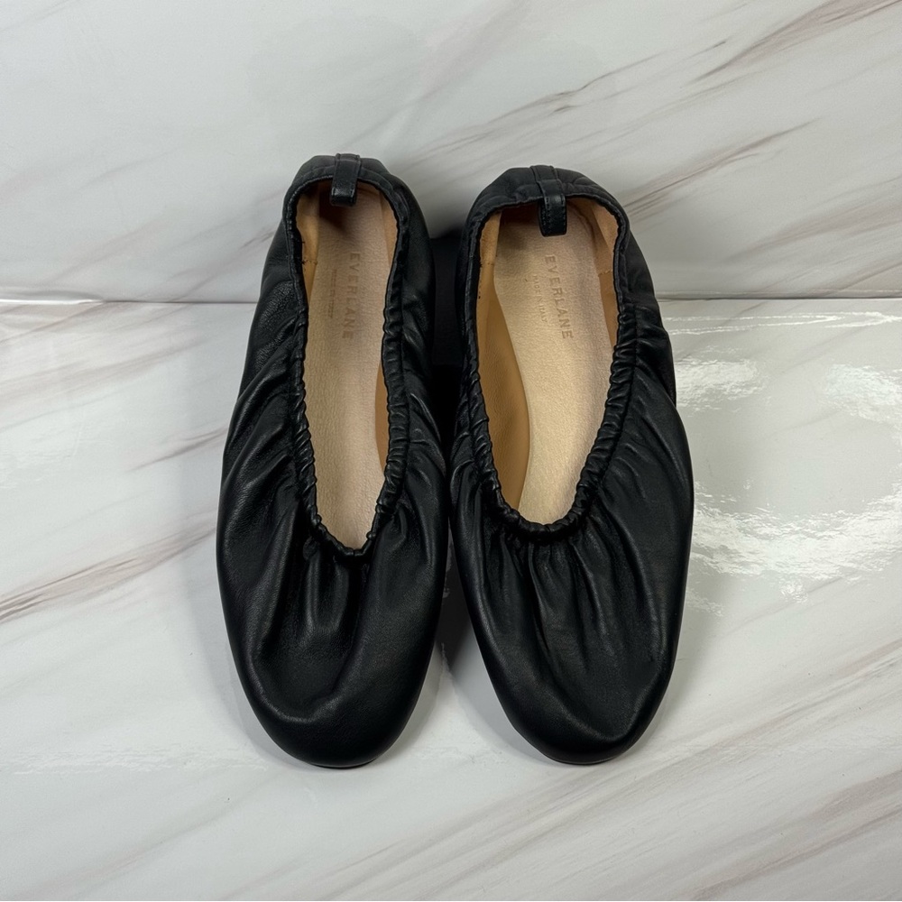 Everlane The Scrunch Leather Flats